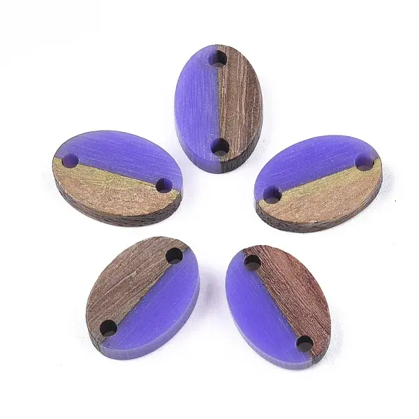 Resin & Walnut Wood Links connectors
