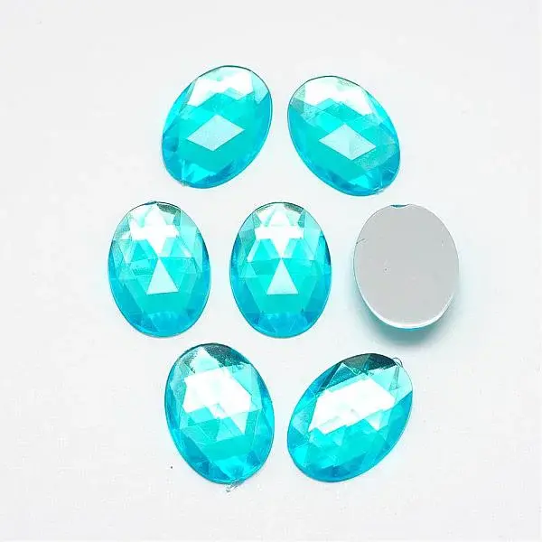 Acrylic Rhinestone Flat Back Cabochons