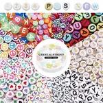 1234Pcs 12 Style Opaque Acrylic Beads