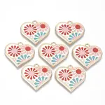 Alloy Enamel Pendants
