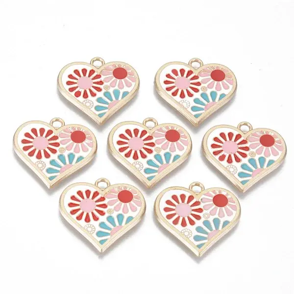 Alloy Enamel Pendants