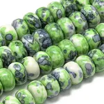 Synthetic Ocean White Jade Beads Strands