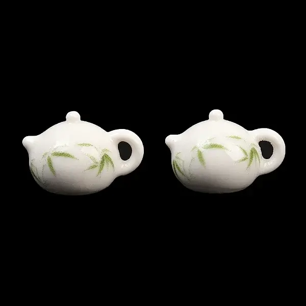 Handmade Printed Porcelain Beads