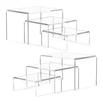 Transparent Acrylic Minifigures Display Risers