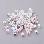 Opaque Horizontal Hole Acrylic Beads