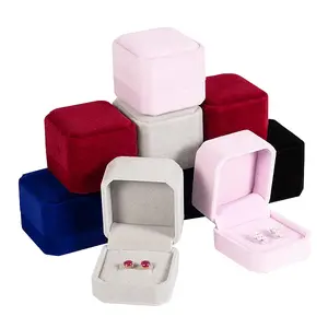 Square Velvet Ring Boxes