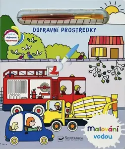 Malování vodou - Dopravní prostředky