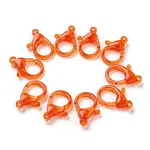 Transparent Plastic Lobster CLaw Clasps