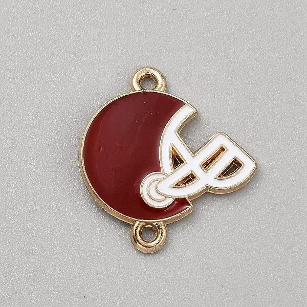 Zinc Alloy Enamel Sport Connector Charms