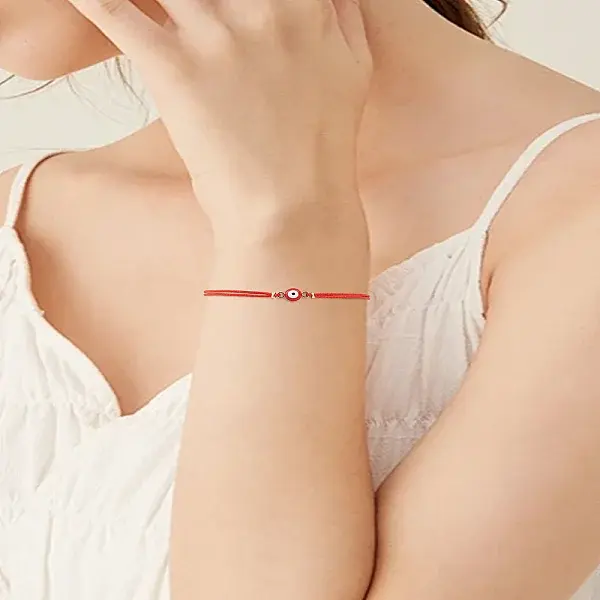 1Pc Alloy Evil Eye Link Bracelet