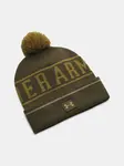 Pánská čepice Under Armour M Halftime Pom Beanie-GRN - Pánské