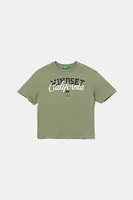 Dětské bavlněné tričko United Colors of Benetton