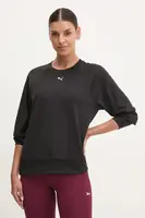 Tréninková mikina Puma Cloudspun černá barva, 526688