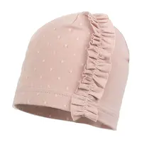Dětská čepice Jamiks PEARL růžová barva, z tenké pleteniny, JWH041