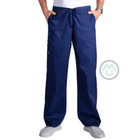 Športové nohavice s uväzovaním - námornícka modrá L