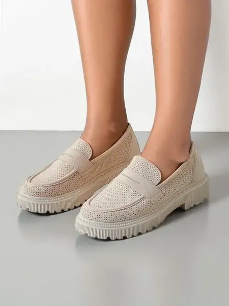Resti Women's eco suede moccasins Dunes