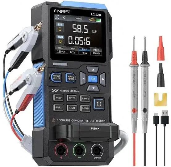 LCR metr a tester součástek FNIRSI LC1020E.