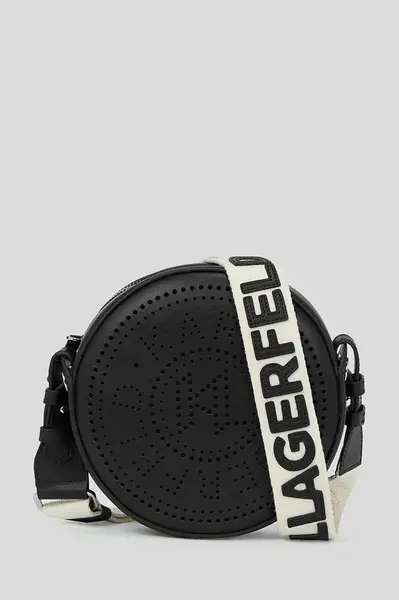 Kožená kabelka Karl Lagerfeld K/CIRCLE