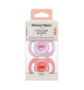 Tommee Tippee Silikonový dudlík Ultra Light 0-6m 2 ks více barevných variant