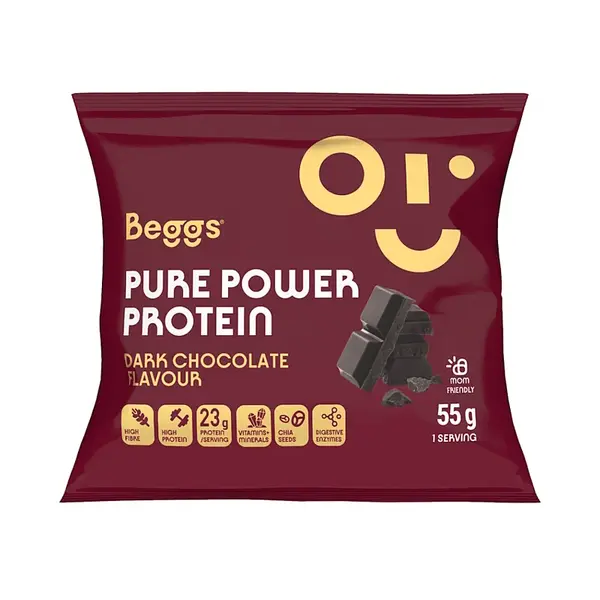 BEGGS Pure Power Protein Dark Chocolate 55 g