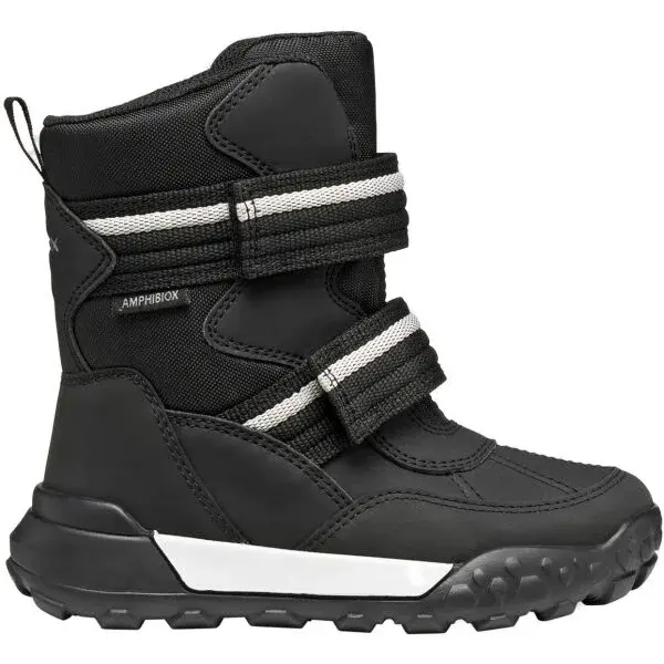 Geox J TREKKYUP B ABX Chlapecké sněhule, černá, velikost