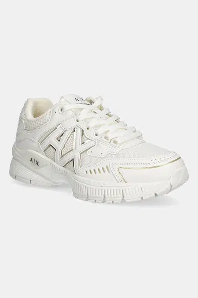 Sneakers boty Armani Exchange bílá barva, XDX195 XV944 Q308