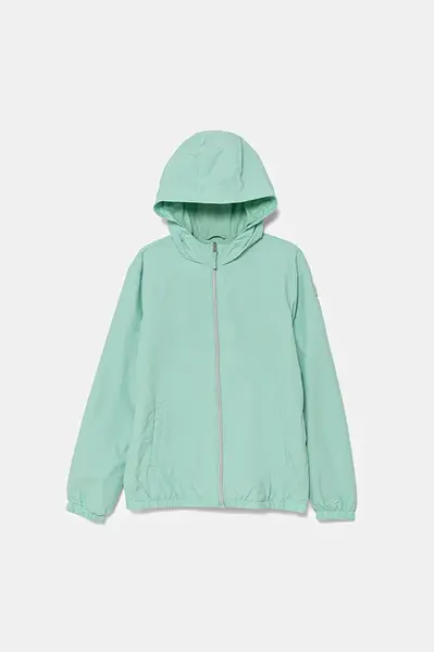 Dětská bunda United Colors of Benetton zelená barva, 2IGGCN05Y