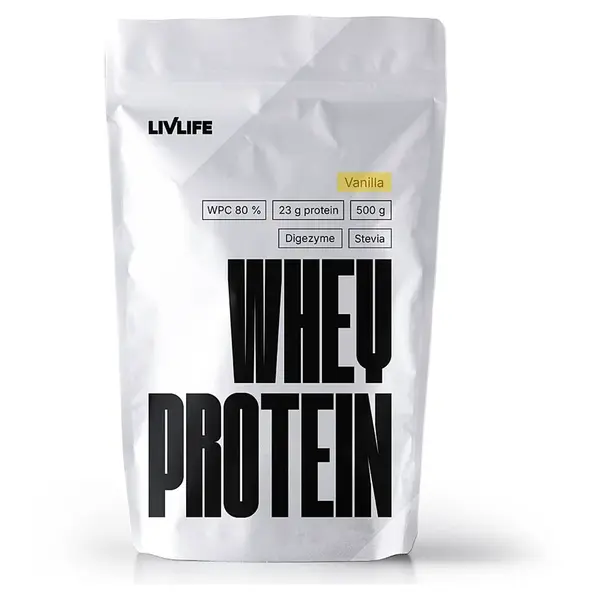 LIVLIFE Whey proteín vanilka 500 g