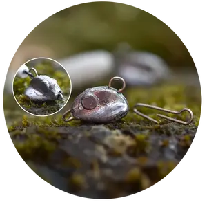 Redbass čeburaška standup vyměnitelná jigová zátěž 5 ks - 2,5 g