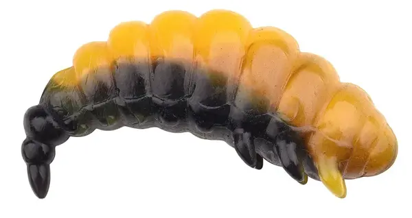 Spro gumová nástraha trout master fat camola orange black 4 cm 8 ks