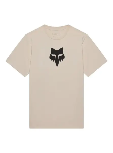 Fox pánské tričko Vision 195 Original SS Chalk | Béžová | Velikost XL | 100% bavlna