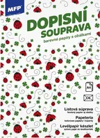 Dopisní papír barevný LUX 5+10 (Berušky)