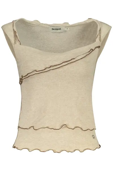 Dámské tílko Desigual béžové