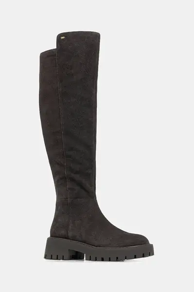 Semišové čižmy MICHAEL Michael Kors Asher