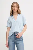 Polo tričko Tommy Hilfiger modrá barva, WW0WW44512