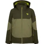 Ziener AGIMO-Z Detská lyžiarska bunda, khaki, veľkosť