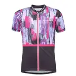 Arcore BEBETO Dievčenský cyklistický dres, čierna, veľkosť 140-146