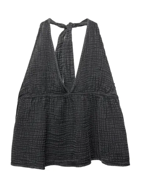 Pull&Bear Top  tmavosivá