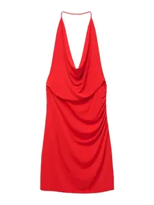 Pull&Bear Letné šaty  červená