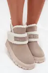 Dámské sněhule Lee Cooper z přírodní semišové kůže