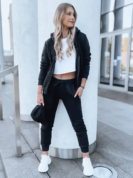 Teplákový souprav dámský DRESLILLY II černý Dstreet