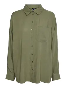 PIECES Blúzka 'PCPia'  olivová