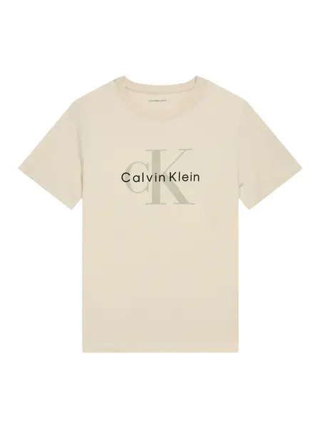 Calvin Klein Jeans Tričko  tmelová / tmavošedá / čierna
