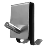 Vešiak do sprchového kúta strieborný