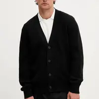 Kardigan Hugo Blue Sonnick pánský, černá barva, 50543776