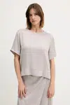 Halenka Sisley dámská, šedá barva, hladká, 52BZLQ093