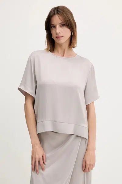Halenka Sisley dámská, šedá barva, hladká, 52BZLQ093