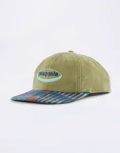 Patagonia Corduroy Cap '95 Oval Logo: Gumtree Green