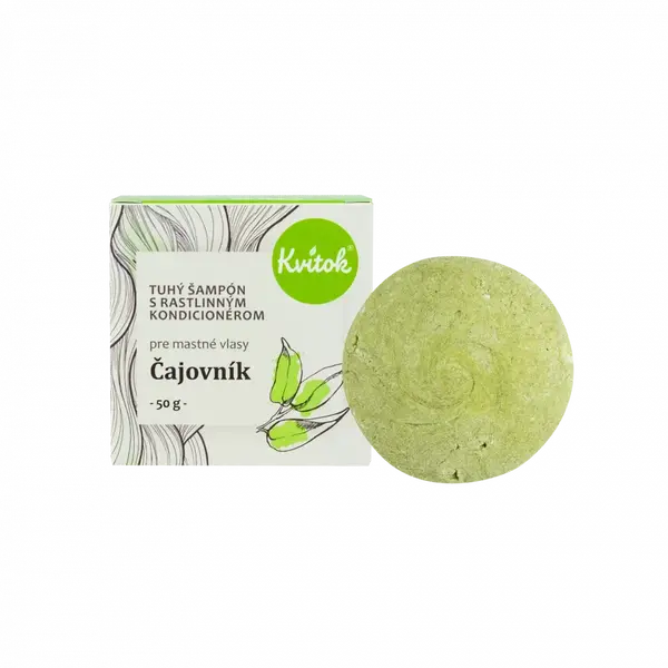 Kvitok Tuhý Šampón pre mastné vlasy - Čajovník 50 g