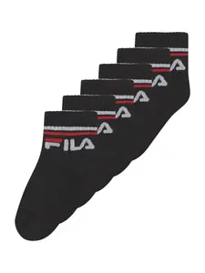 FILA Ponožky  sivá / červená / čierna